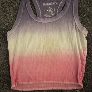 Girls XL Katie J NYC couture cropped tank top